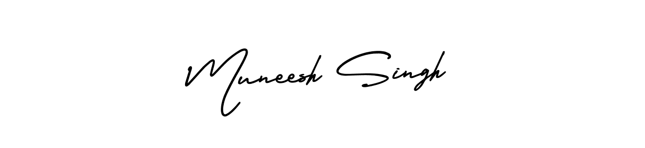 Also You can easily find your signature by using the search form. We will create Muneesh Singh name handwritten signature images for you free of cost using AmerikaSignatureDemo-Regular sign style. Muneesh Singh signature style 3 images and pictures png