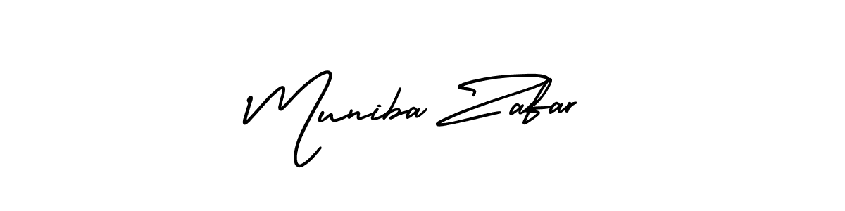 Check out images of Autograph of Muniba Zafar name. Actor Muniba Zafar Signature Style. AmerikaSignatureDemo-Regular is a professional sign style online. Muniba Zafar signature style 3 images and pictures png