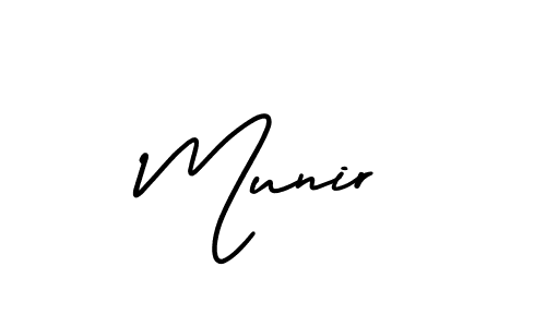 Make a beautiful signature design for name Munir. Use this online signature maker to create a handwritten signature for free. Munir signature style 3 images and pictures png