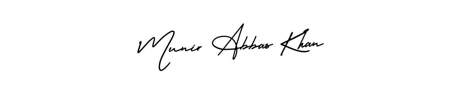 How to Draw Munir Abbas Khan signature style? AmerikaSignatureDemo-Regular is a latest design signature styles for name Munir Abbas Khan. Munir Abbas Khan signature style 3 images and pictures png