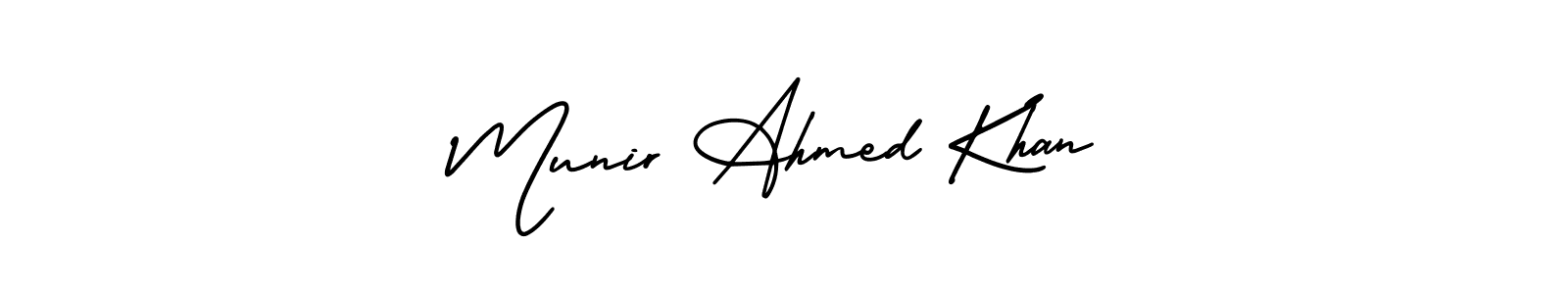 Best and Professional Signature Style for Munir Ahmed Khan. AmerikaSignatureDemo-Regular Best Signature Style Collection. Munir Ahmed Khan signature style 3 images and pictures png