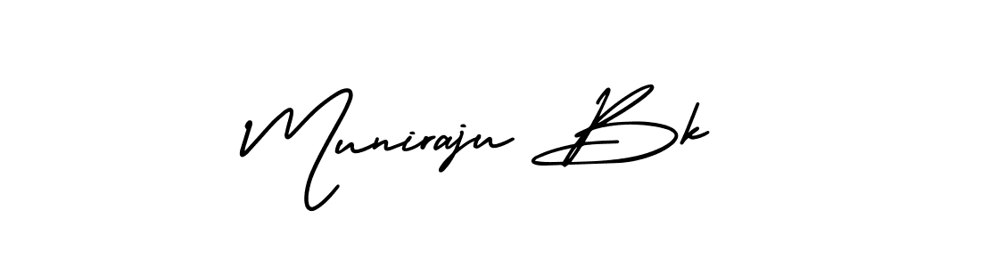 AmerikaSignatureDemo-Regular is a professional signature style that is perfect for those who want to add a touch of class to their signature. It is also a great choice for those who want to make their signature more unique. Get Muniraju Bk name to fancy signature for free. Muniraju Bk signature style 3 images and pictures png