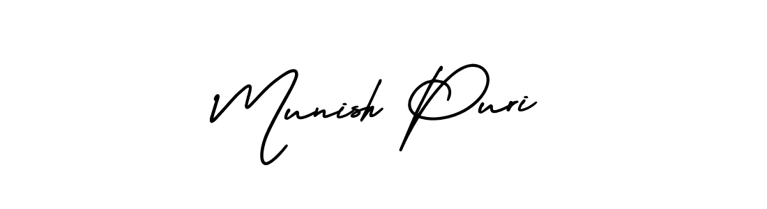 Also You can easily find your signature by using the search form. We will create Munish Puri name handwritten signature images for you free of cost using AmerikaSignatureDemo-Regular sign style. Munish Puri signature style 3 images and pictures png