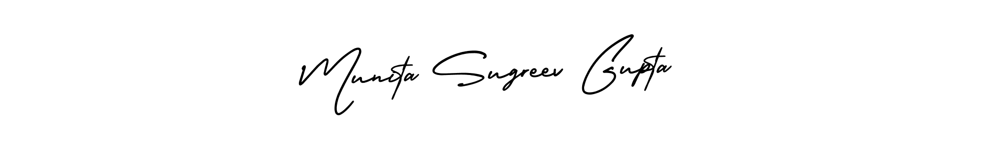 Here are the top 10 professional signature styles for the name Munita Sugreev Gupta. These are the best autograph styles you can use for your name. Munita Sugreev Gupta signature style 3 images and pictures png