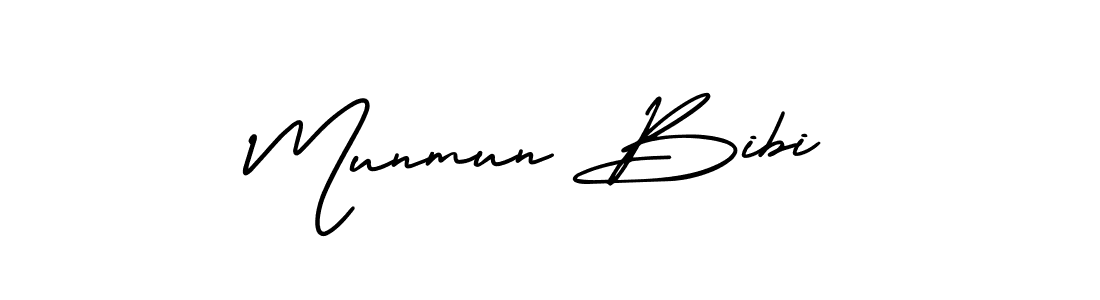 It looks lik you need a new signature style for name Munmun Bibi. Design unique handwritten (AmerikaSignatureDemo-Regular) signature with our free signature maker in just a few clicks. Munmun Bibi signature style 3 images and pictures png