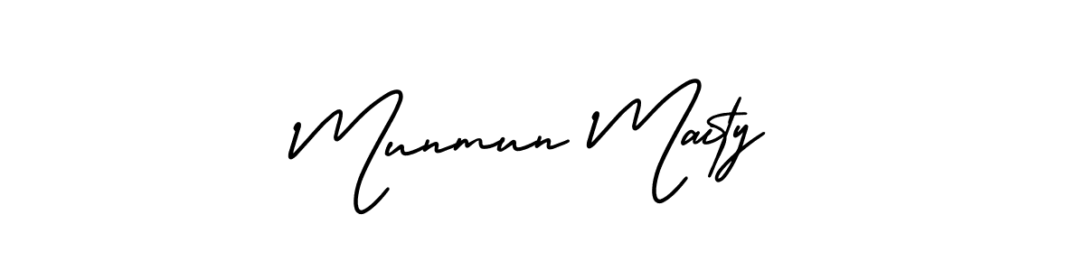 Also we have Munmun Maity name is the best signature style. Create professional handwritten signature collection using AmerikaSignatureDemo-Regular autograph style. Munmun Maity signature style 3 images and pictures png