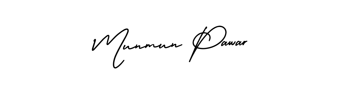 Also we have Munmun Pawar name is the best signature style. Create professional handwritten signature collection using AmerikaSignatureDemo-Regular autograph style. Munmun Pawar signature style 3 images and pictures png