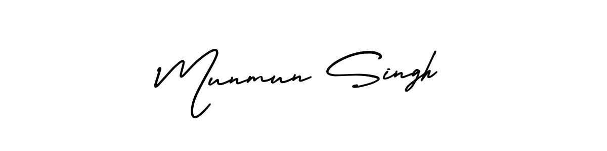 Use a signature maker to create a handwritten signature online. With this signature software, you can design (AmerikaSignatureDemo-Regular) your own signature for name Munmun Singh. Munmun Singh signature style 3 images and pictures png