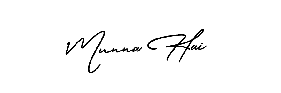 Once you've used our free online signature maker to create your best signature AmerikaSignatureDemo-Regular style, it's time to enjoy all of the benefits that Munna Hai name signing documents. Munna Hai signature style 3 images and pictures png