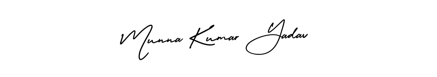 if you are searching for the best signature style for your name Munna Kumar Yadav. so please give up your signature search. here we have designed multiple signature styles  using AmerikaSignatureDemo-Regular. Munna Kumar Yadav signature style 3 images and pictures png
