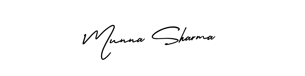 Make a short Munna Sharma signature style. Manage your documents anywhere anytime using AmerikaSignatureDemo-Regular. Create and add eSignatures, submit forms, share and send files easily. Munna Sharma signature style 3 images and pictures png
