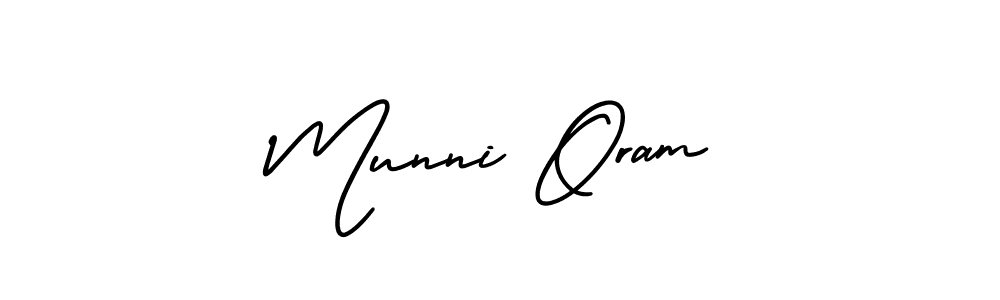 Also You can easily find your signature by using the search form. We will create Munni Oram name handwritten signature images for you free of cost using AmerikaSignatureDemo-Regular sign style. Munni Oram signature style 3 images and pictures png