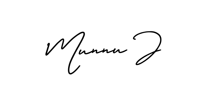 You can use this online signature creator to create a handwritten signature for the name Munnu J. This is the best online autograph maker. Munnu J signature style 3 images and pictures png