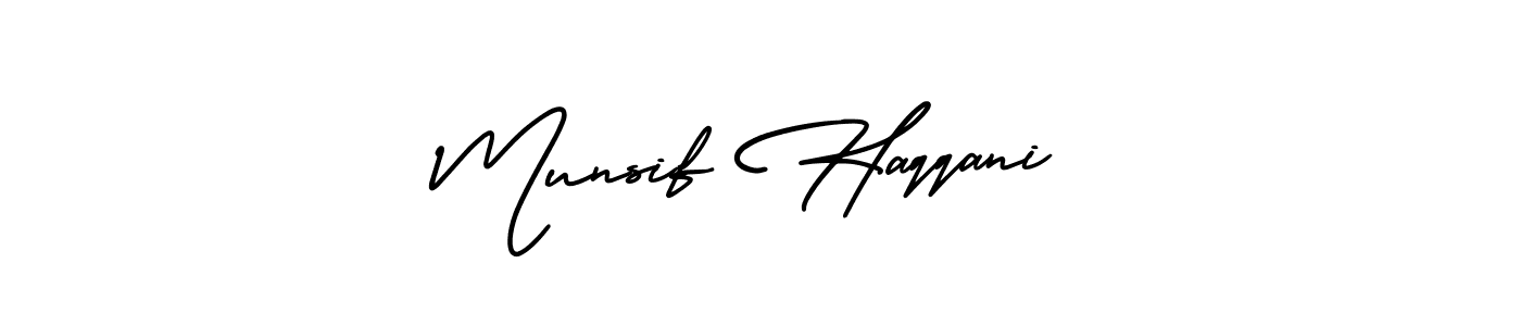 Also You can easily find your signature by using the search form. We will create Munsif Haqqani name handwritten signature images for you free of cost using AmerikaSignatureDemo-Regular sign style. Munsif Haqqani signature style 3 images and pictures png