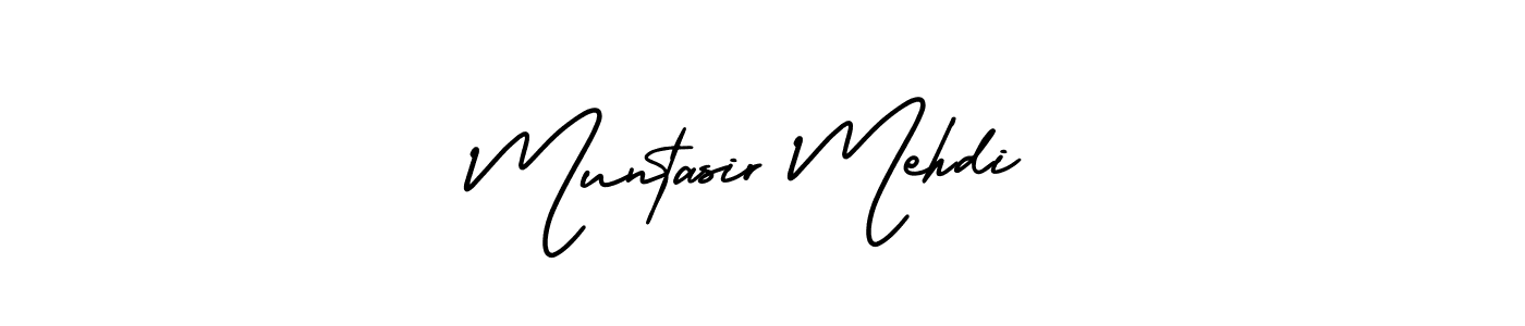 How to make Muntasir Mehdi signature? AmerikaSignatureDemo-Regular is a professional autograph style. Create handwritten signature for Muntasir Mehdi name. Muntasir Mehdi signature style 3 images and pictures png