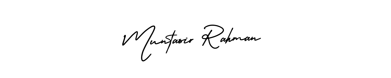 How to Draw Muntasir Rahman signature style? AmerikaSignatureDemo-Regular is a latest design signature styles for name Muntasir Rahman. Muntasir Rahman signature style 3 images and pictures png