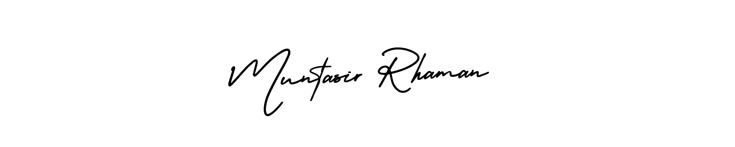 Check out images of Autograph of Muntasir Rhaman name. Actor Muntasir Rhaman Signature Style. AmerikaSignatureDemo-Regular is a professional sign style online. Muntasir Rhaman signature style 3 images and pictures png