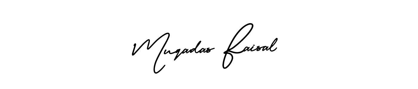Make a beautiful signature design for name Muqadas Faisal. Use this online signature maker to create a handwritten signature for free. Muqadas Faisal signature style 3 images and pictures png