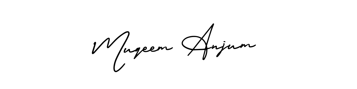 Here are the top 10 professional signature styles for the name Muqeem Anjum. These are the best autograph styles you can use for your name. Muqeem Anjum signature style 3 images and pictures png