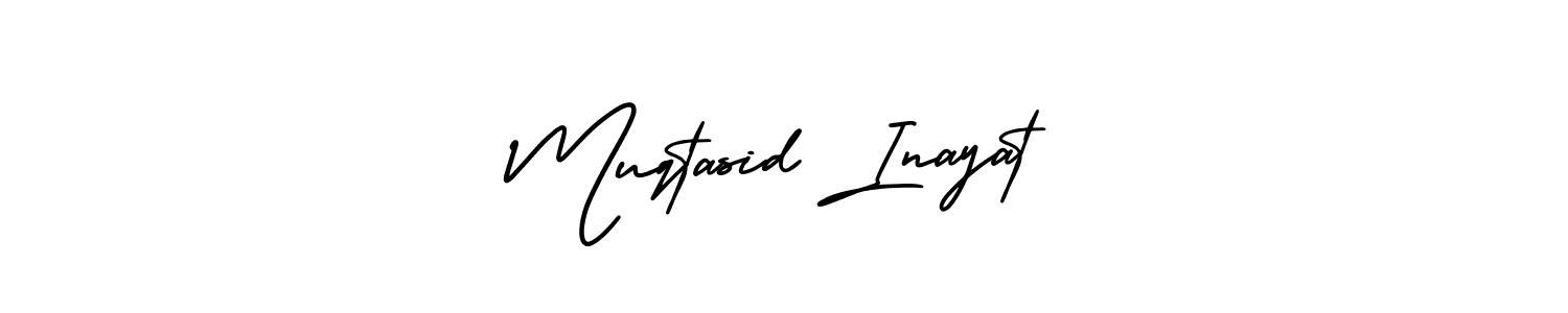 How to make Muqtasid Inayat signature? AmerikaSignatureDemo-Regular is a professional autograph style. Create handwritten signature for Muqtasid Inayat name. Muqtasid Inayat signature style 3 images and pictures png