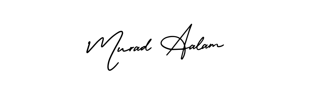 Make a beautiful signature design for name Murad Aalam. With this signature (AmerikaSignatureDemo-Regular) style, you can create a handwritten signature for free. Murad Aalam signature style 3 images and pictures png