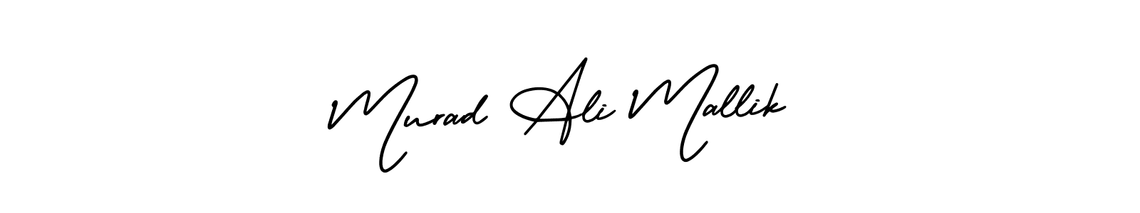 Create a beautiful signature design for name Murad Ali Mallik. With this signature (AmerikaSignatureDemo-Regular) fonts, you can make a handwritten signature for free. Murad Ali Mallik signature style 3 images and pictures png