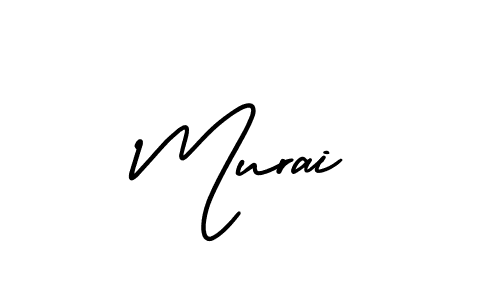 How to make Murai name signature. Use AmerikaSignatureDemo-Regular style for creating short signs online. This is the latest handwritten sign. Murai signature style 3 images and pictures png