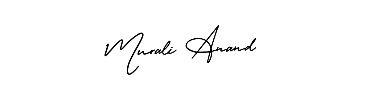 How to make Murali Anand signature? AmerikaSignatureDemo-Regular is a professional autograph style. Create handwritten signature for Murali Anand name. Murali Anand signature style 3 images and pictures png