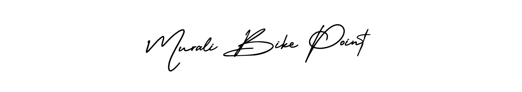 Check out images of Autograph of Murali Bike Point name. Actor Murali Bike Point Signature Style. AmerikaSignatureDemo-Regular is a professional sign style online. Murali Bike Point signature style 3 images and pictures png