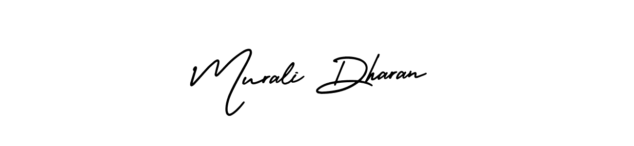 Murali Dharan stylish signature style. Best Handwritten Sign (AmerikaSignatureDemo-Regular) for my name. Handwritten Signature Collection Ideas for my name Murali Dharan. Murali Dharan signature style 3 images and pictures png