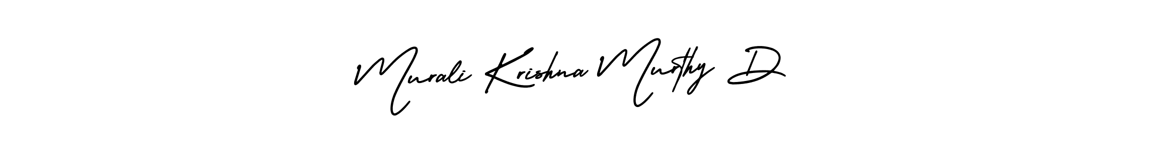 It looks lik you need a new signature style for name Murali Krishna Murthy D. Design unique handwritten (AmerikaSignatureDemo-Regular) signature with our free signature maker in just a few clicks. Murali Krishna Murthy D signature style 3 images and pictures png