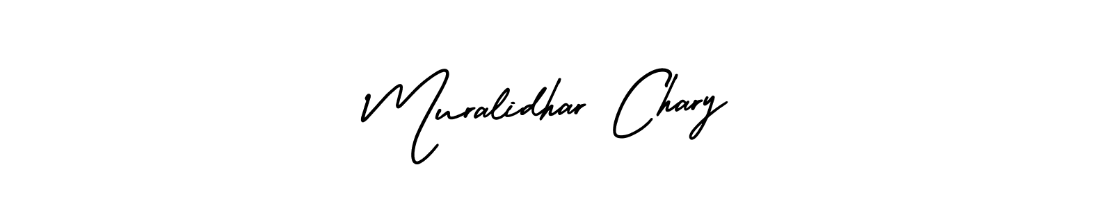 This is the best signature style for the Muralidhar Chary name. Also you like these signature font (AmerikaSignatureDemo-Regular). Mix name signature. Muralidhar Chary signature style 3 images and pictures png