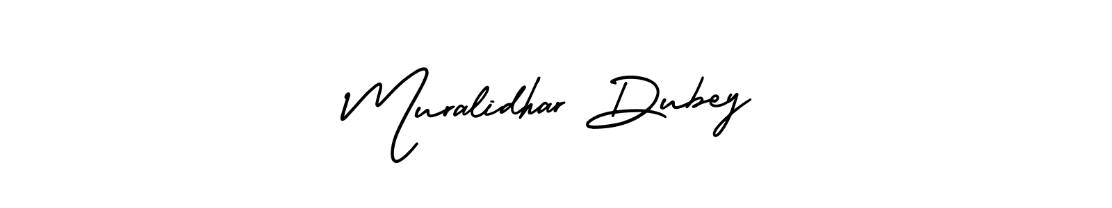 Use a signature maker to create a handwritten signature online. With this signature software, you can design (AmerikaSignatureDemo-Regular) your own signature for name Muralidhar Dubey. Muralidhar Dubey signature style 3 images and pictures png