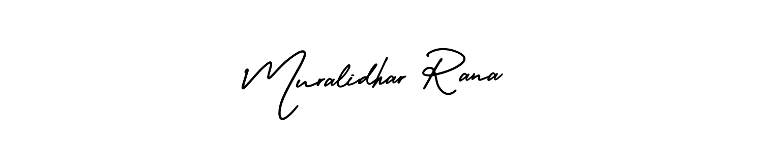 How to Draw Muralidhar Rana signature style? AmerikaSignatureDemo-Regular is a latest design signature styles for name Muralidhar Rana. Muralidhar Rana signature style 3 images and pictures png