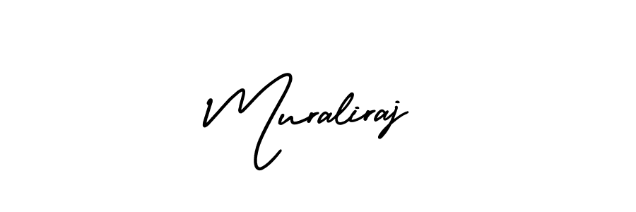 Also we have Muraliraj name is the best signature style. Create professional handwritten signature collection using AmerikaSignatureDemo-Regular autograph style. Muraliraj signature style 3 images and pictures png