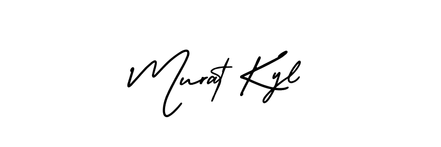 Create a beautiful signature design for name Murat Kyl. With this signature (AmerikaSignatureDemo-Regular) fonts, you can make a handwritten signature for free. Murat Kyl signature style 3 images and pictures png