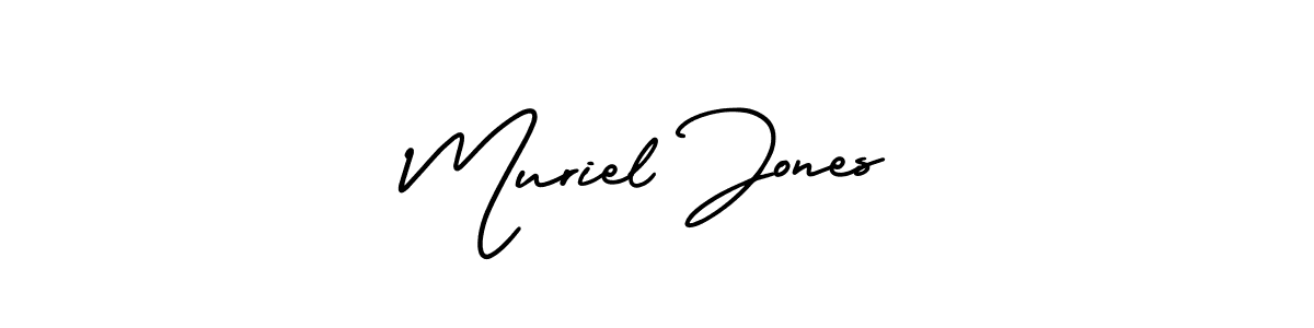 Check out images of Autograph of Muriel Jones name. Actor Muriel Jones Signature Style. AmerikaSignatureDemo-Regular is a professional sign style online. Muriel Jones signature style 3 images and pictures png