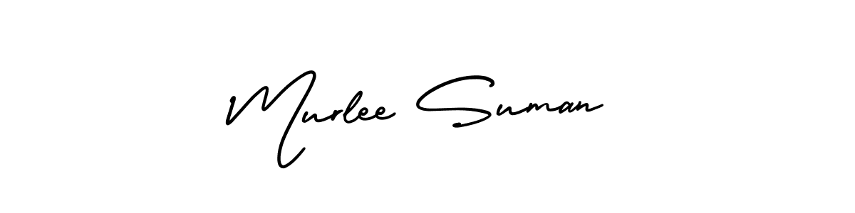 Make a beautiful signature design for name Murlee Suman. Use this online signature maker to create a handwritten signature for free. Murlee Suman signature style 3 images and pictures png