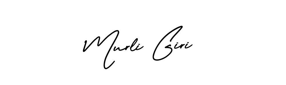 Use a signature maker to create a handwritten signature online. With this signature software, you can design (AmerikaSignatureDemo-Regular) your own signature for name Murli Giri. Murli Giri signature style 3 images and pictures png
