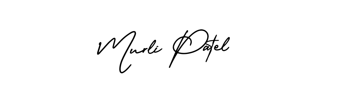 Similarly AmerikaSignatureDemo-Regular is the best handwritten signature design. Signature creator online .You can use it as an online autograph creator for name Murli Patel. Murli Patel signature style 3 images and pictures png