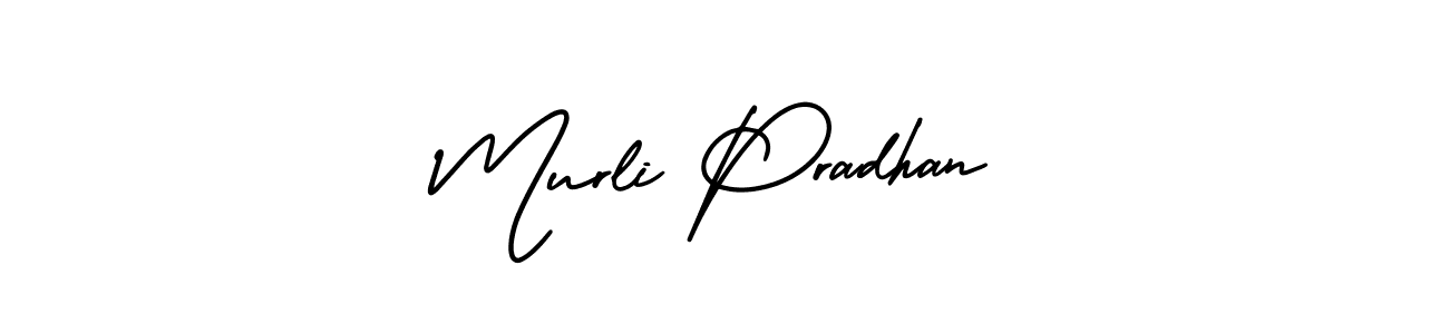 Design your own signature with our free online signature maker. With this signature software, you can create a handwritten (AmerikaSignatureDemo-Regular) signature for name Murli Pradhan. Murli Pradhan signature style 3 images and pictures png