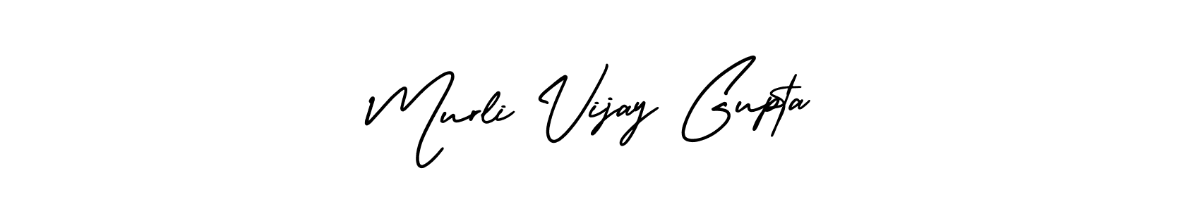 How to make Murli Vijay Gupta signature? AmerikaSignatureDemo-Regular is a professional autograph style. Create handwritten signature for Murli Vijay Gupta name. Murli Vijay Gupta signature style 3 images and pictures png