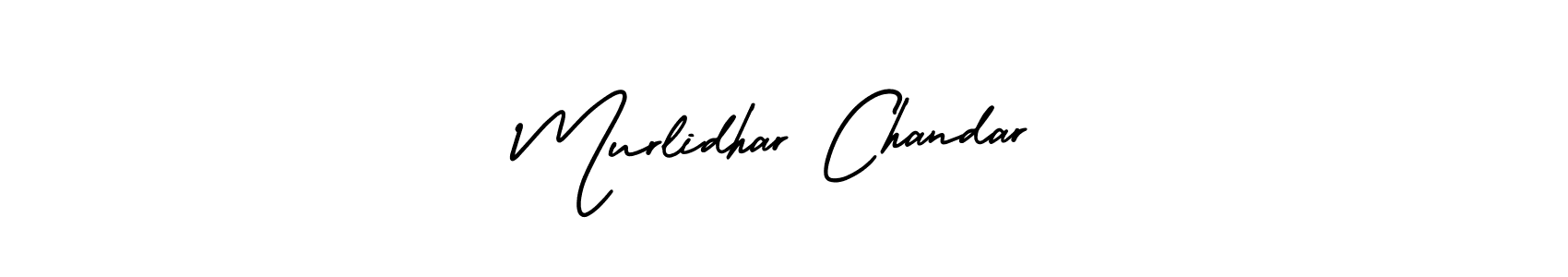 How to make Murlidhar Chandar signature? AmerikaSignatureDemo-Regular is a professional autograph style. Create handwritten signature for Murlidhar Chandar name. Murlidhar Chandar signature style 3 images and pictures png