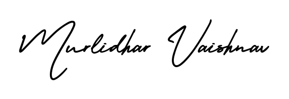 Personalize your online presence with Murlidhar Vaishnav signature rendered in elegant AmerikaSignatureDemo-Regular font. Great for website footers and blogs. Murlidhar Vaishnav signature style 3 images and pictures png