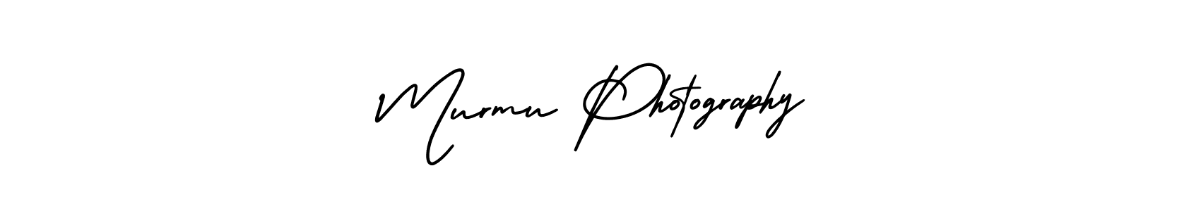 How to make Murmu Photography name signature. Use AmerikaSignatureDemo-Regular style for creating short signs online. This is the latest handwritten sign. Murmu Photography signature style 3 images and pictures png