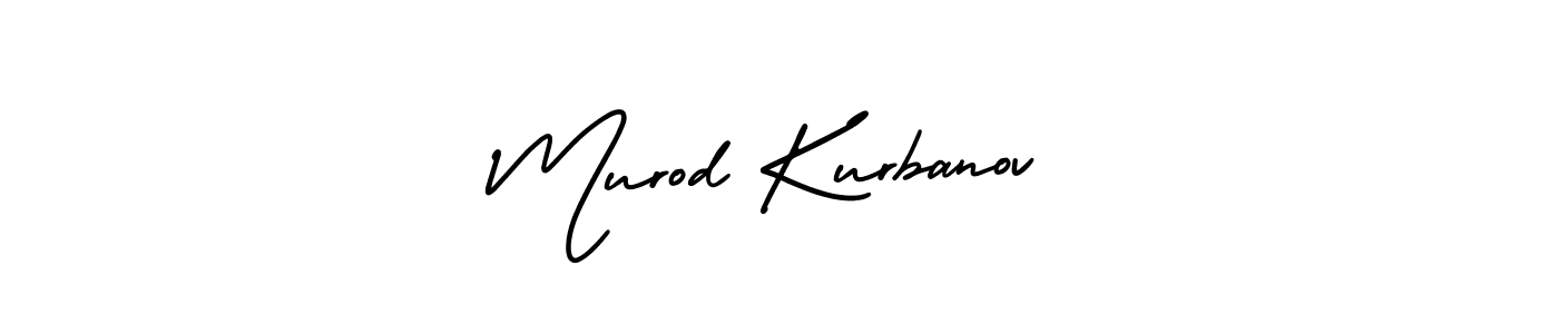 Murod Kurbanov stylish signature style. Best Handwritten Sign (AmerikaSignatureDemo-Regular) for my name. Handwritten Signature Collection Ideas for my name Murod Kurbanov. Murod Kurbanov signature style 3 images and pictures png