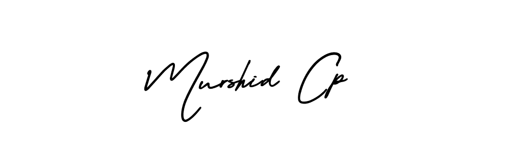 You should practise on your own different ways (AmerikaSignatureDemo-Regular) to write your name (Murshid Cp) in signature. don't let someone else do it for you. Murshid Cp signature style 3 images and pictures png