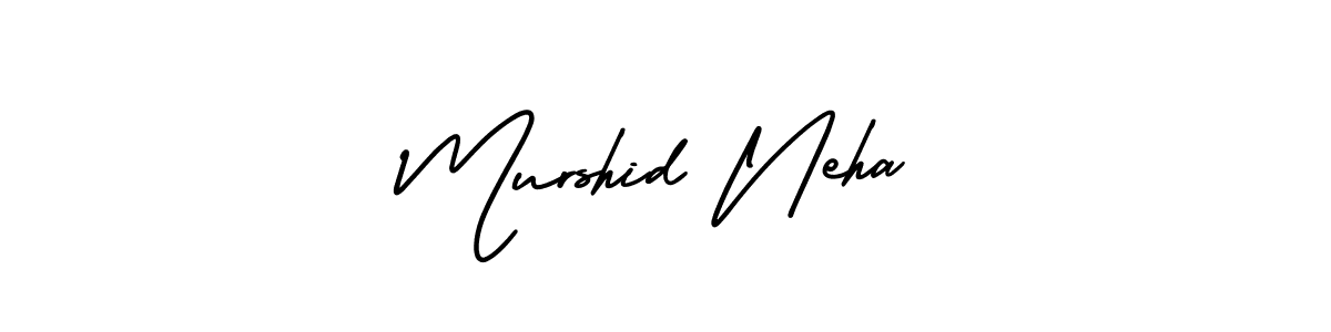 Create a beautiful signature design for name Murshid Neha. With this signature (AmerikaSignatureDemo-Regular) fonts, you can make a handwritten signature for free. Murshid Neha signature style 3 images and pictures png