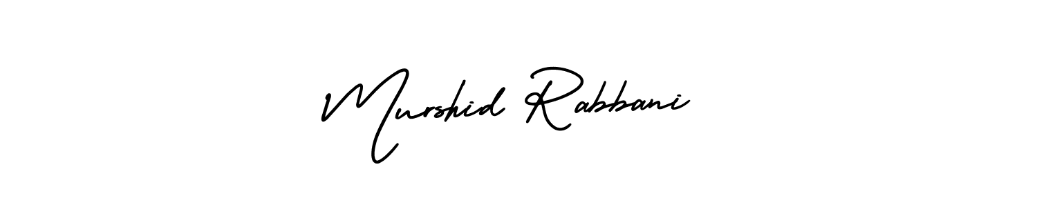 Design your own signature with our free online signature maker. With this signature software, you can create a handwritten (AmerikaSignatureDemo-Regular) signature for name Murshid Rabbani. Murshid Rabbani signature style 3 images and pictures png
