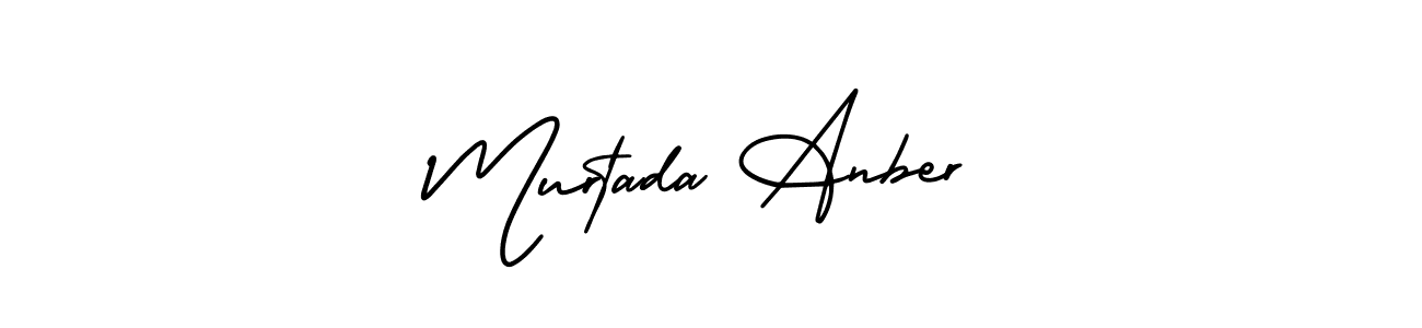 How to Draw Murtada Anber signature style? AmerikaSignatureDemo-Regular is a latest design signature styles for name Murtada Anber. Murtada Anber signature style 3 images and pictures png